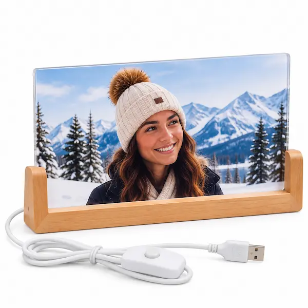 Personalized Rectangular LED Frame 8 in 1 Personalized Rectangular LED Frame 8 in