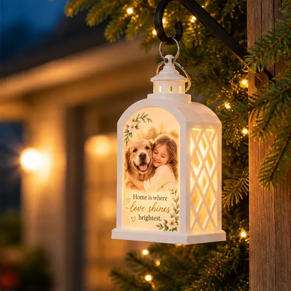 Personalized White LED Lantern - Image 5