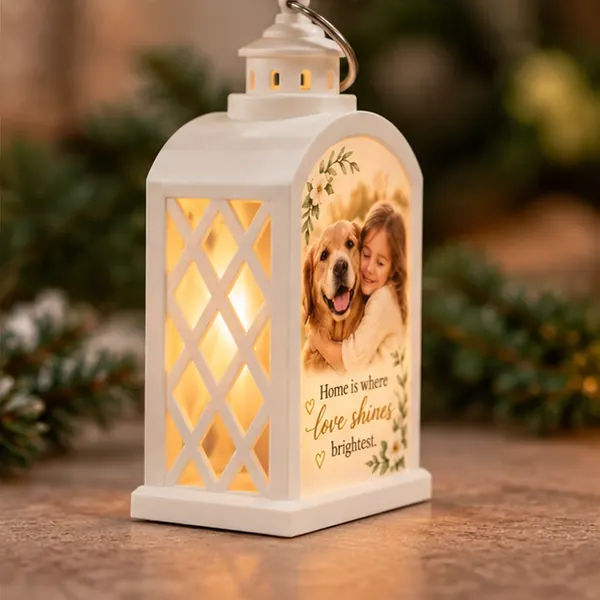 Personalized White LED Lantern - Image 6