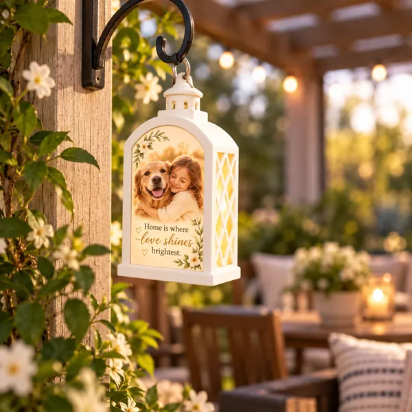 Personalized White LED Lantern - Image 3